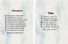Original Name Poems