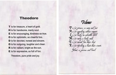 Original Name Poems