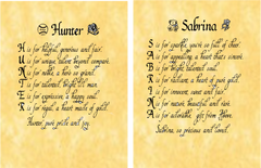 Original Name Poems
