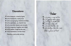 Original Name Poems