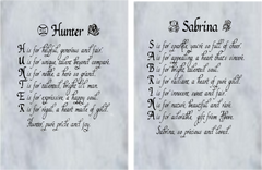 Original Name Poems