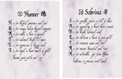 Original Name Poems