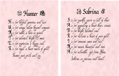 Original Name Poems