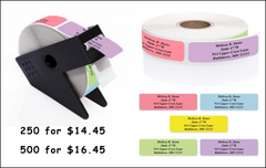 Personalized Roll Address Labels <br>New Larger Size (2 1/2 x 3/4)!