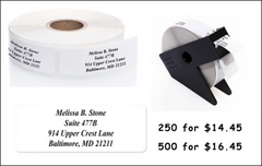 Personalized Roll Address Labels <br>New Larger Size (2 1/2 x 3/4)!