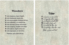 Original Name Poems