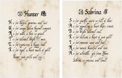 Original Name Poems