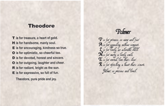 Original Name Poems