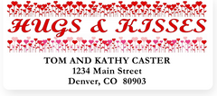 Deluxe Hearts & Hugs Sheet Labels