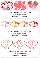 Deluxe Hearts & Hugs Sheet Labels