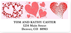 Deluxe Hearts & Hugs Sheet Labels