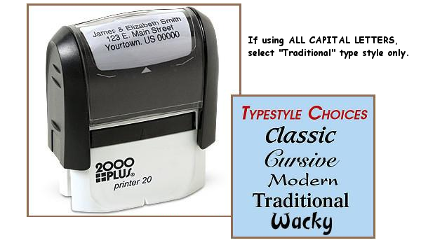 Mini Three Line Address Stamp (Self Inking)