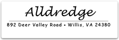 Accent Line Address Label Sheets (1 7/8" x 5/8")