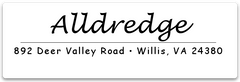 Accent Line Address Label Sheets (1 7/8" x 5/8")