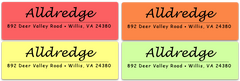 Accent Line Address Label Sheets (1 7/8" x 5/8")