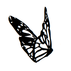 Butterfly Icon Address Labels on Sheets