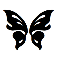 Butterfly Icon Address Labels on Sheets