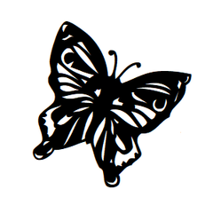 Butterfly Icon Address Labels on Sheets