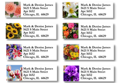 Floral Sheet Labels