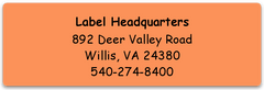 BOLD First Line Label Sheets (approximately 1 7/8" x 5/8")