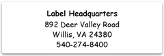 BOLD First Line Label Sheets (approximately 1 7/8" x 5/8")
