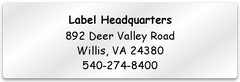 BOLD First Line Label Sheets (approximately 1 7/8" x 5/8")