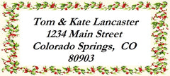 Christmas Border Sheets of Labels