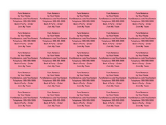 PR - Sheet Labels - 1.5" x 1.0", Up to 7 Lines of Text