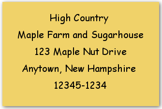 HM - Sheet Labels - 1.5" x 1.0", Up to 7 Lines of Text