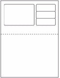 Packing List Sheet Label #315 - Blank Sheets