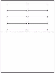 Multipurpose Sheet Label #365 - 3.1875" x 1" - Blank Sheets