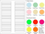 Multipurpose Sheet Label #832 - 3.125" x 0.5" - Blank Sheets