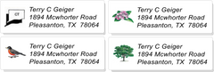 USA STATE: Bird, Flower, Tree, and Outline Sheet Labels