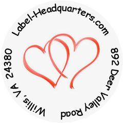 CIRCLE Sheet Labels - 1.625" with Monogram or Logo