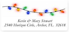 Christmas Ornaments Sheets of Address Labels