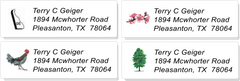 USA STATE: Bird, Flower, Tree, and Outline Sheet Labels