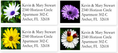 Classic Flower Sheet Labels