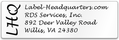 Edge Monogram Address Label Sheets (1 7/8" x 5/8")