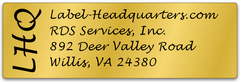 Edge Monogram Address Label Sheets (1 7/8" x 5/8")