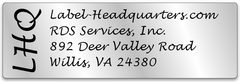 Edge Monogram Address Label Sheets (1 7/8" x 5/8")