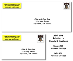 Personalized Roll Address Labels <br>New Larger Size (2 1/2 x 3/4)!