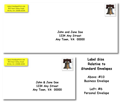 Traditional Address Label Sheets (approximately 1 7/8" x 5/8")