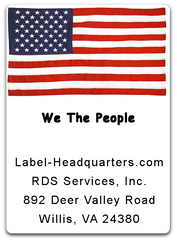 Patriotic Sheet Labels - 1.75" x 1.25"