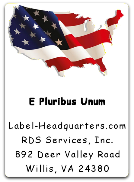 Patriotic Sheet Labels - 1.75" x 1.25" – Label-Headquarters.com