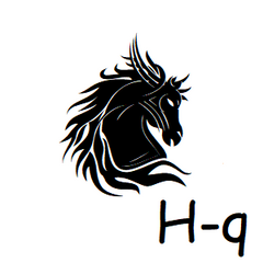 Horse Icon Address Labels on Sheets