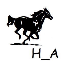 Horse Icon Address Labels on Sheets