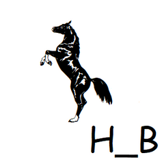 Horse Icon Address Labels on Sheets