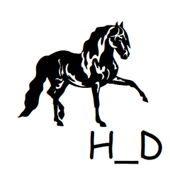 Horse Icon Address Labels on Sheets