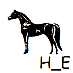 Horse Icon Address Labels on Sheets