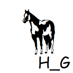 Horse Icon Address Labels on Sheets